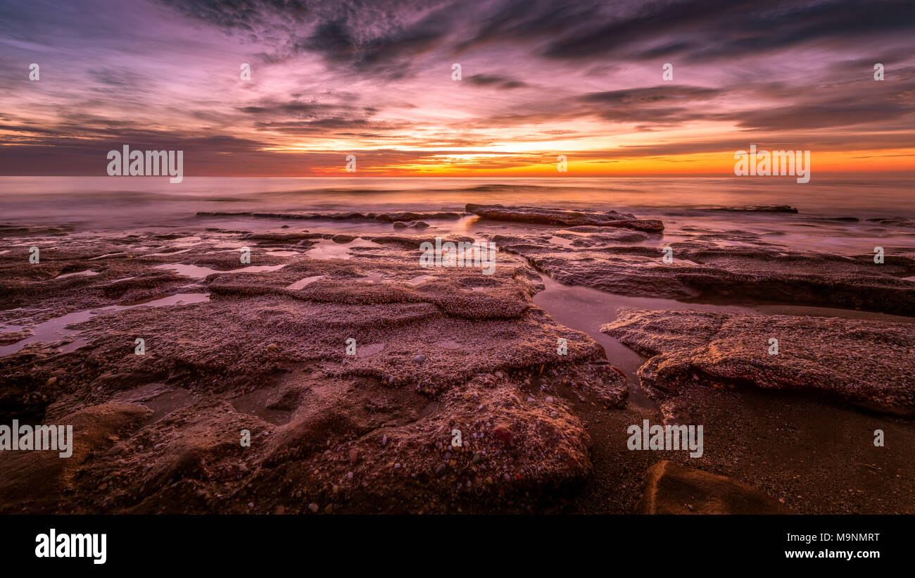 Mojacar sunrise Stockfoto
