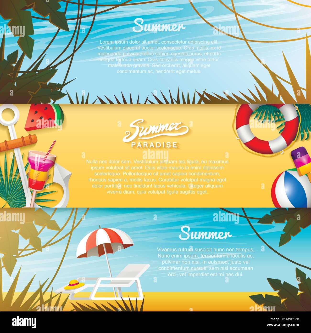 Covido Sommer Gartenflagge - Papagei, Palmen, Tropisches Design, Doppelseitig