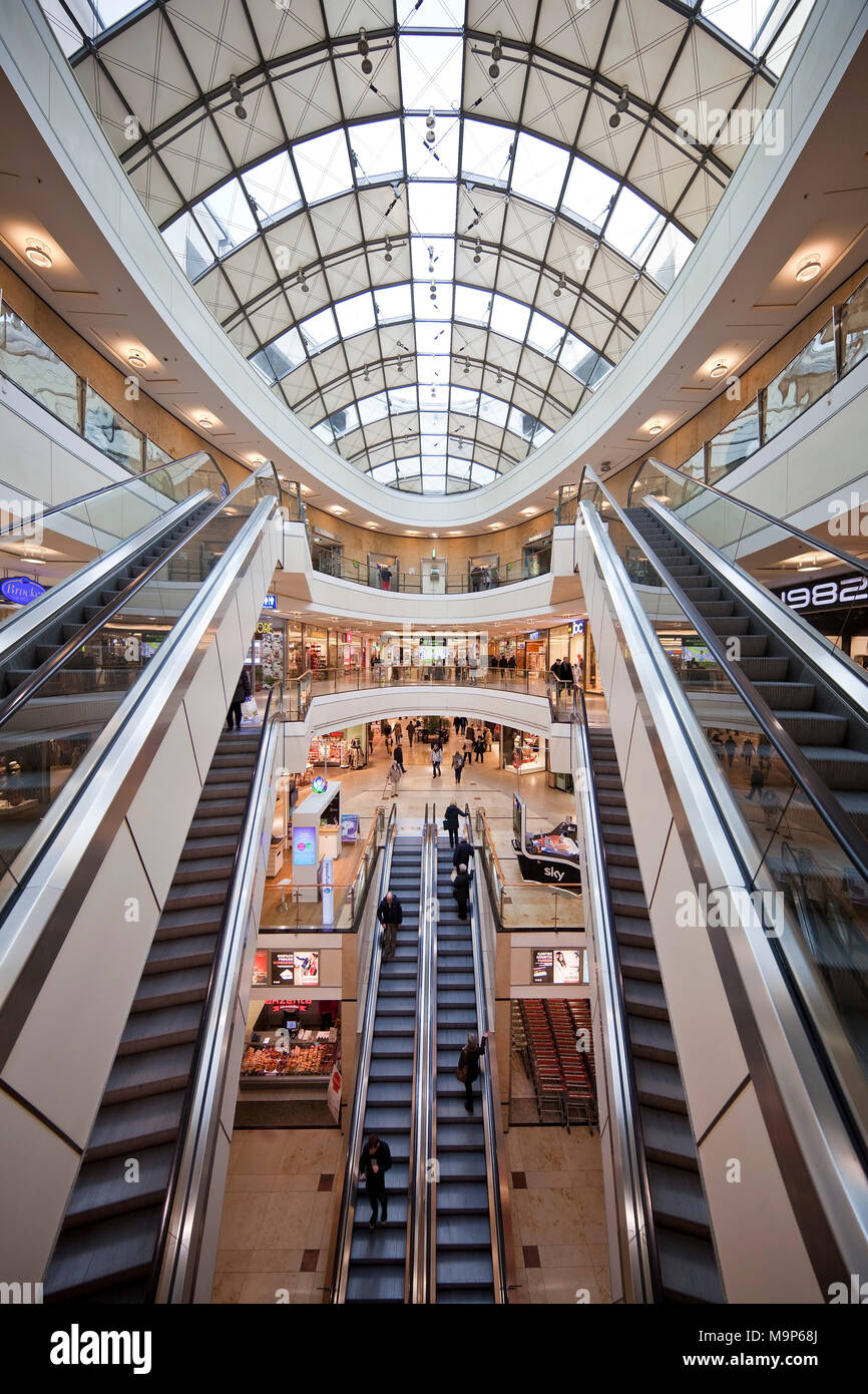 Das Einkaufszentrum City-Arkaden, Wuppertal, Bergisches Land, Nordrhein-Westfalen, Deutschland, Europa Stockfoto