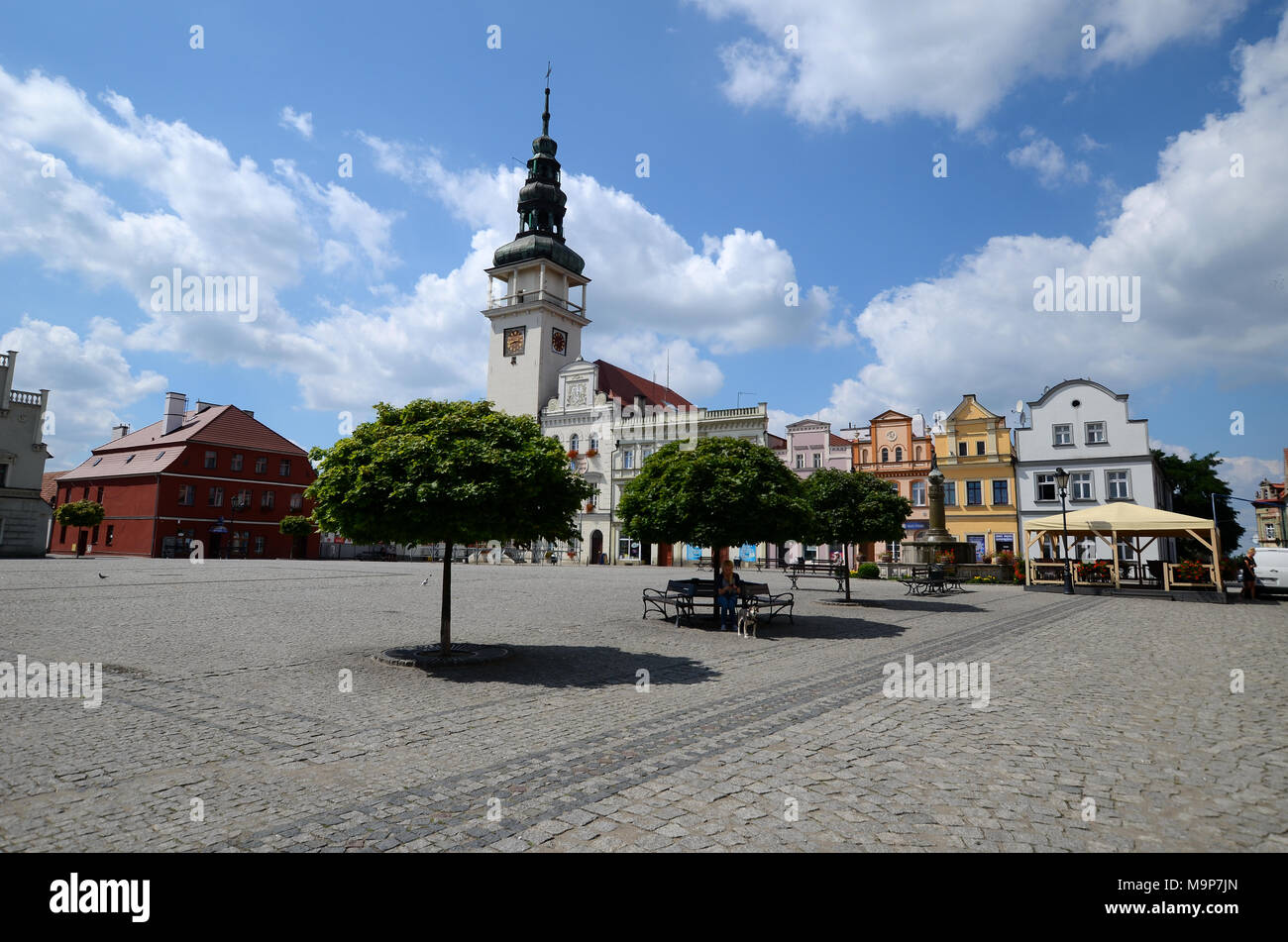 Bytom Odrzanski in Polen Stockfoto