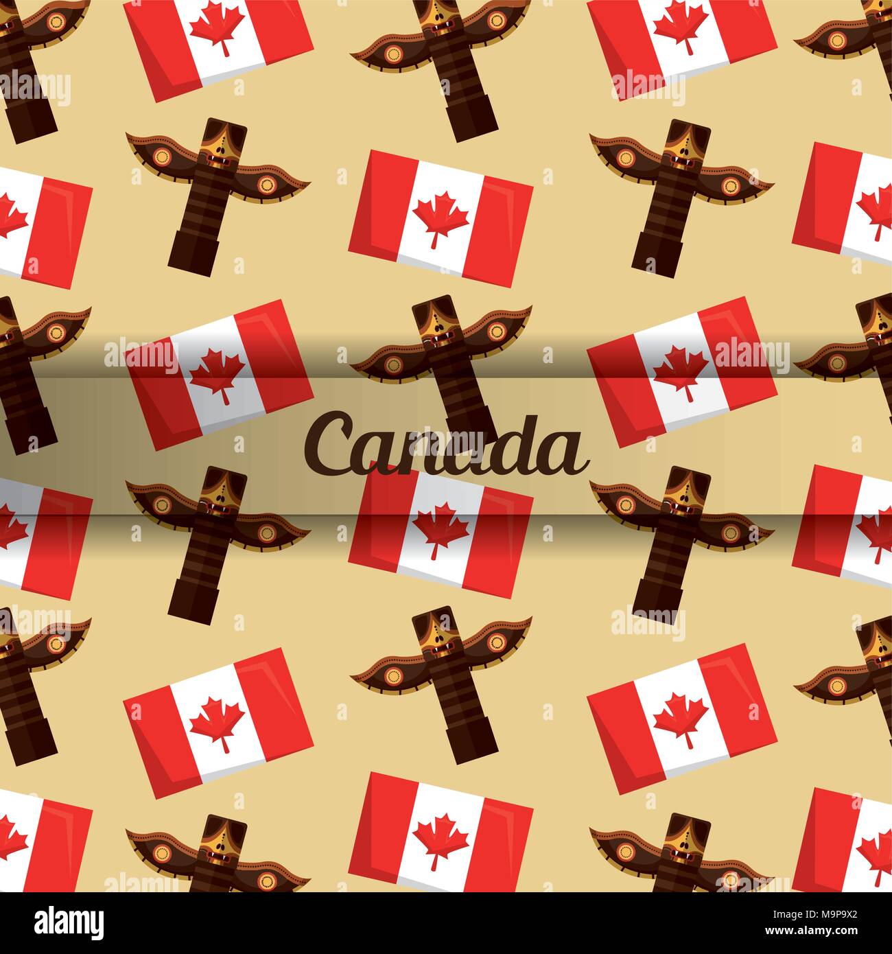 Kanada land American Stock Vektor