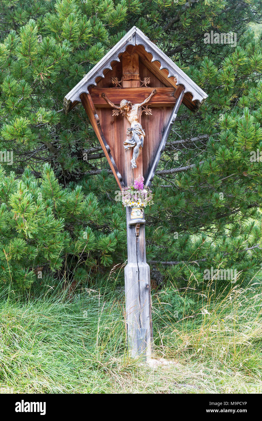 Kalvarienberg, Südtiroler Alpen, Dolomiten, Südtirol Stockfoto