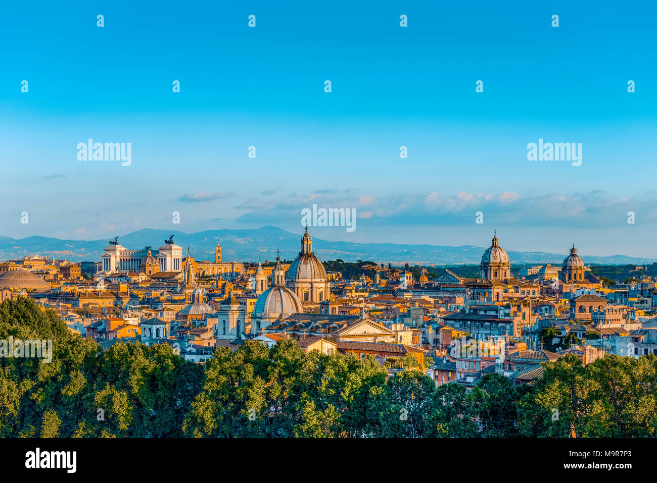 Europa, Italien, Rom, Engelsburg, Vatikan, Petersdom Stockfoto