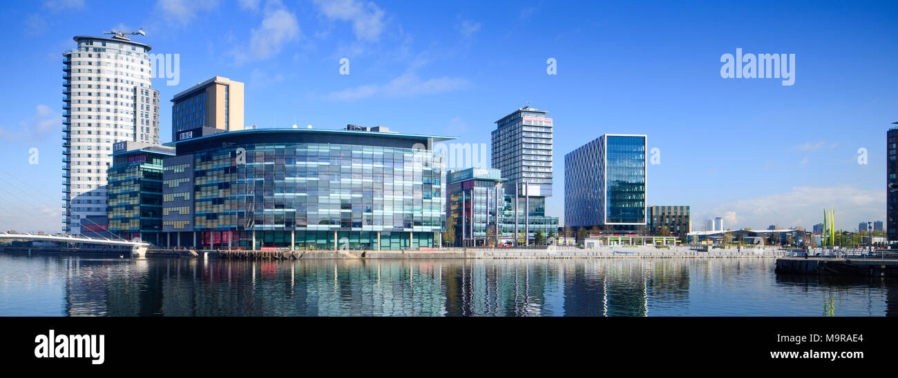 Medienzentrum Salford Quays Greater Manchester Lancashire England Stockfoto