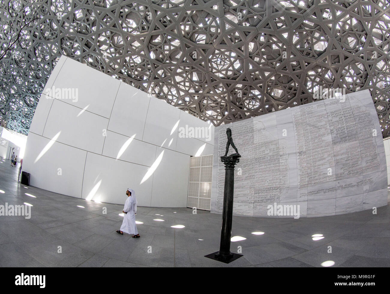 LOUVRE ABU DHABI MUSEUM Stockfoto