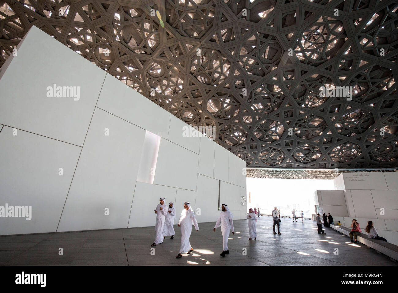 LOUVRE ABU DHABI MUSEUM Stockfoto