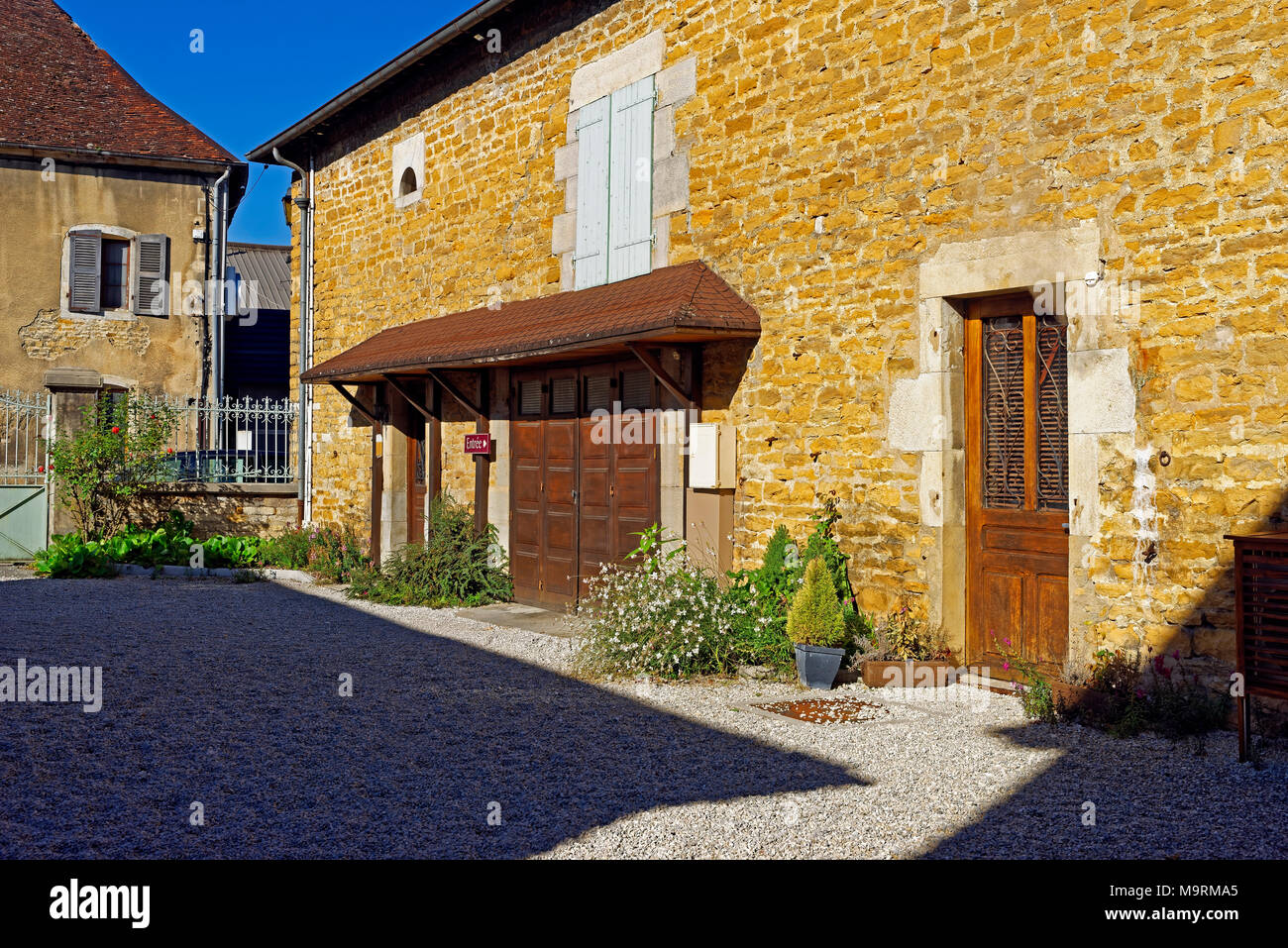 Europa, Frankreich, Jura (Frankreich - Comté), Arbois, avenue Pasteur, Hotel les Lacs, Architektur, Detail, Gastronomie, Bau, hotel, historicall Stockfoto