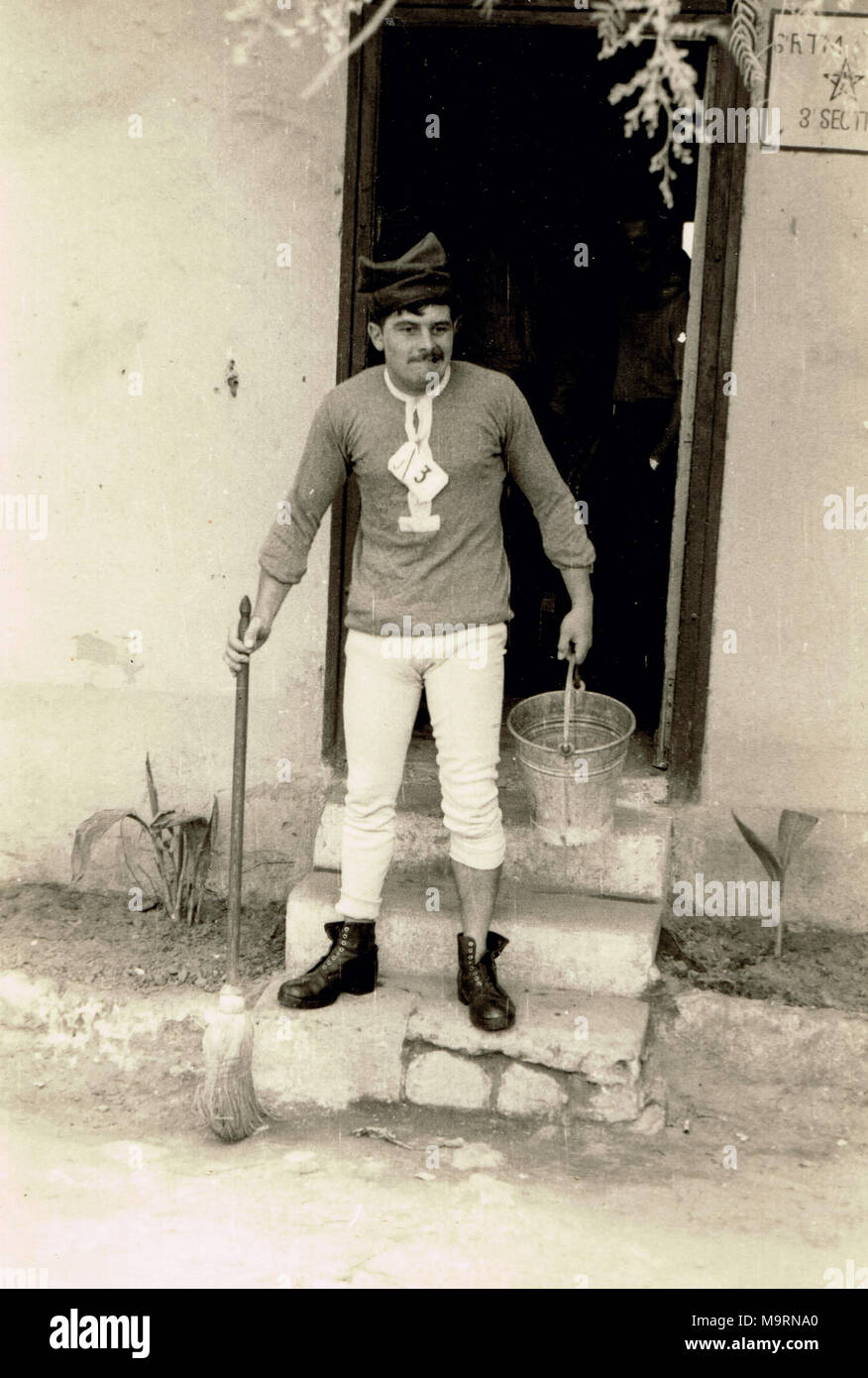 Fotografisches Tagebuch eines jungen französischen Soldaten in Marokko Stockfoto