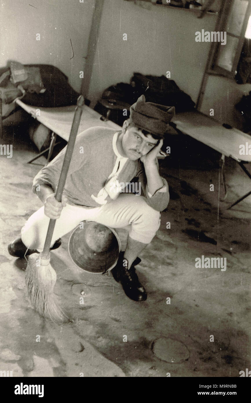 Fotografisches Tagebuch eines jungen französischen Soldaten in Marokko Stockfoto