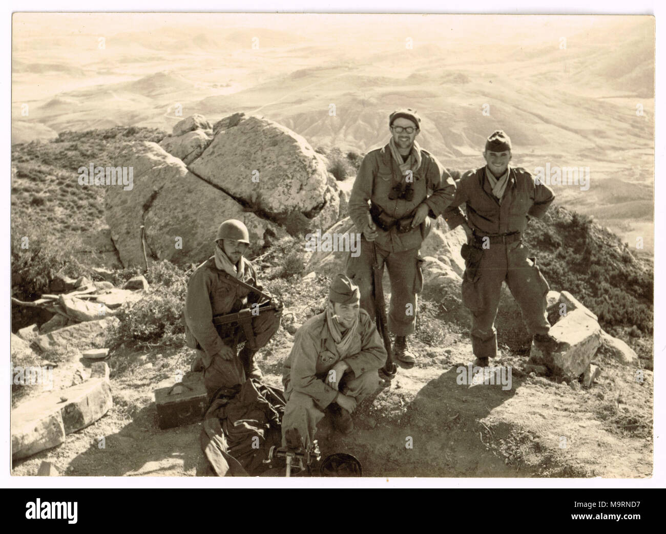 Fotografisches Tagebuch eines jungen französischen Soldaten in Marokko Stockfoto