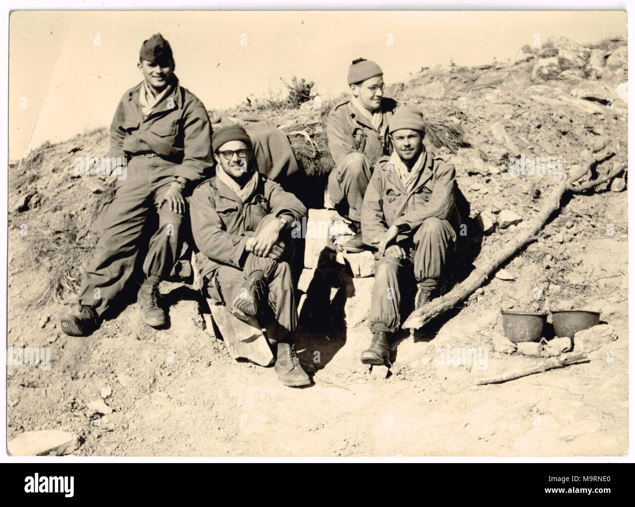 Fotografisches Tagebuch eines jungen französischen Soldaten in Marokko Stockfoto