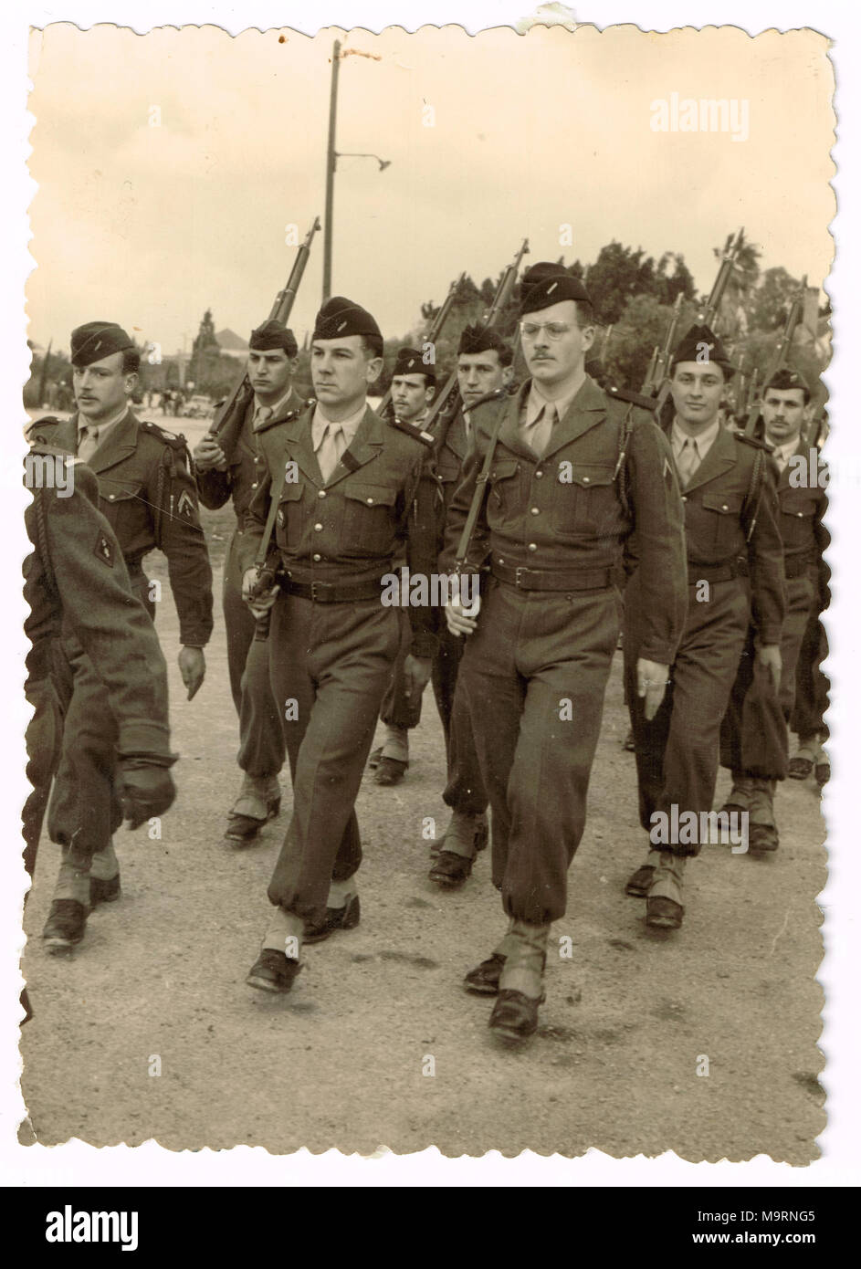 Fotografisches Tagebuch eines jungen französischen Soldaten in Marokko Stockfoto