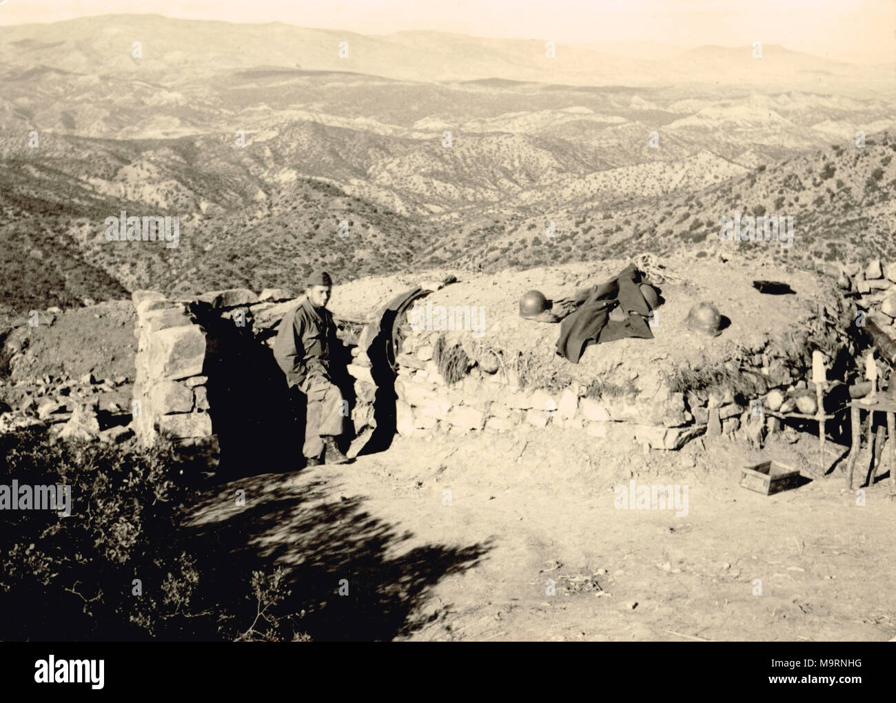 Fotografisches Tagebuch eines jungen französischen Soldaten in Marokko Stockfoto