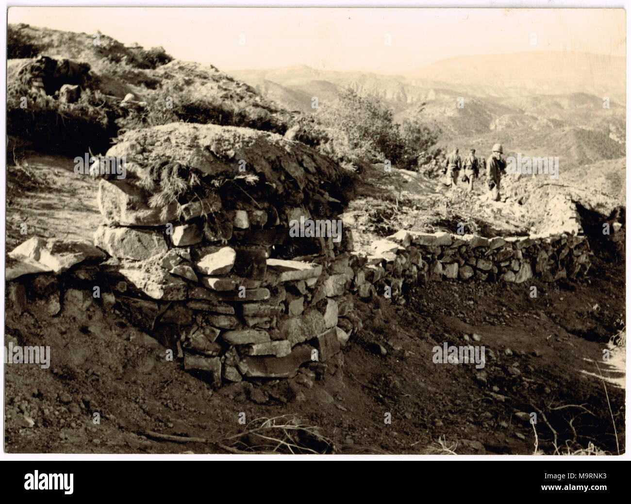 Fotografisches Tagebuch eines jungen französischen Soldaten in Marokko Stockfoto