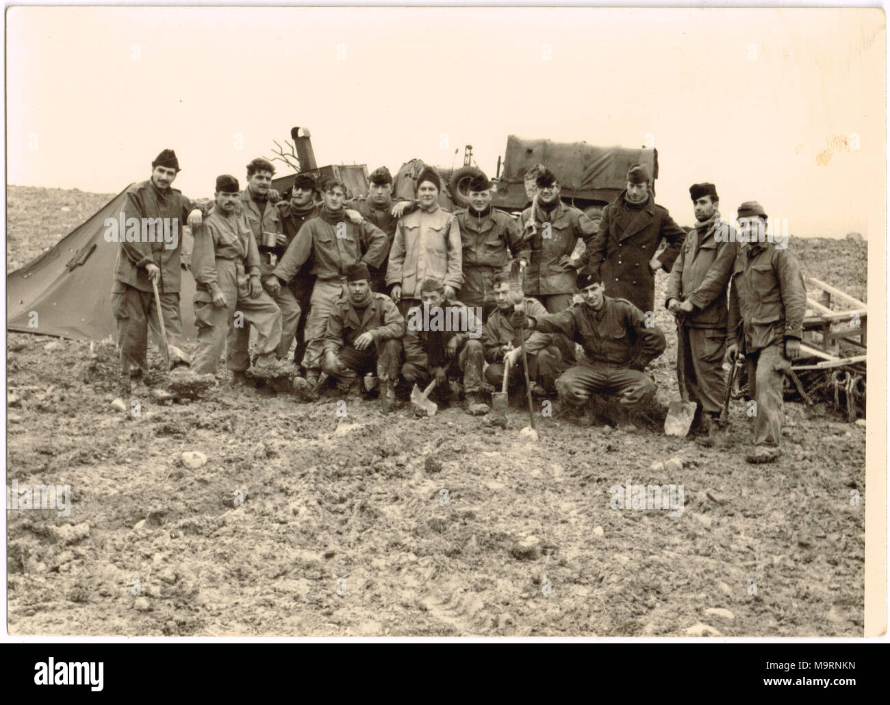 Fotografisches Tagebuch eines jungen französischen Soldaten in Marokko Stockfoto