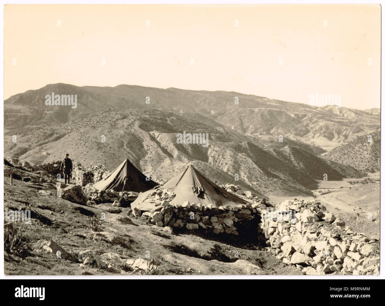 Fotografisches Tagebuch eines jungen französischen Soldaten in Marokko Stockfoto