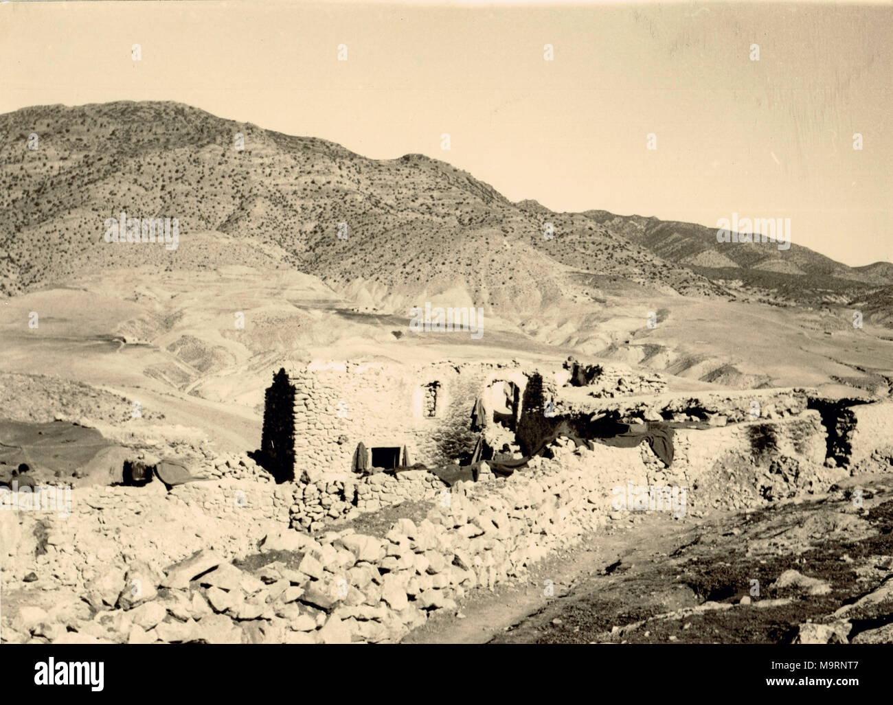 Fotografisches Tagebuch eines jungen französischen Soldaten in Marokko Stockfoto