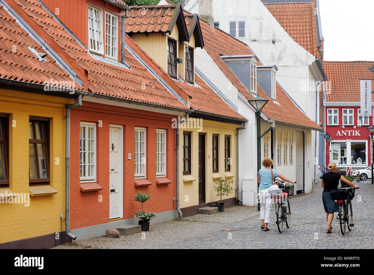 Hans Jensens straede in Odense, Region Süddänemark, Dänemark. August 21 2010 © wojciech Strozyk/Alamy Stock Foto Stockfoto