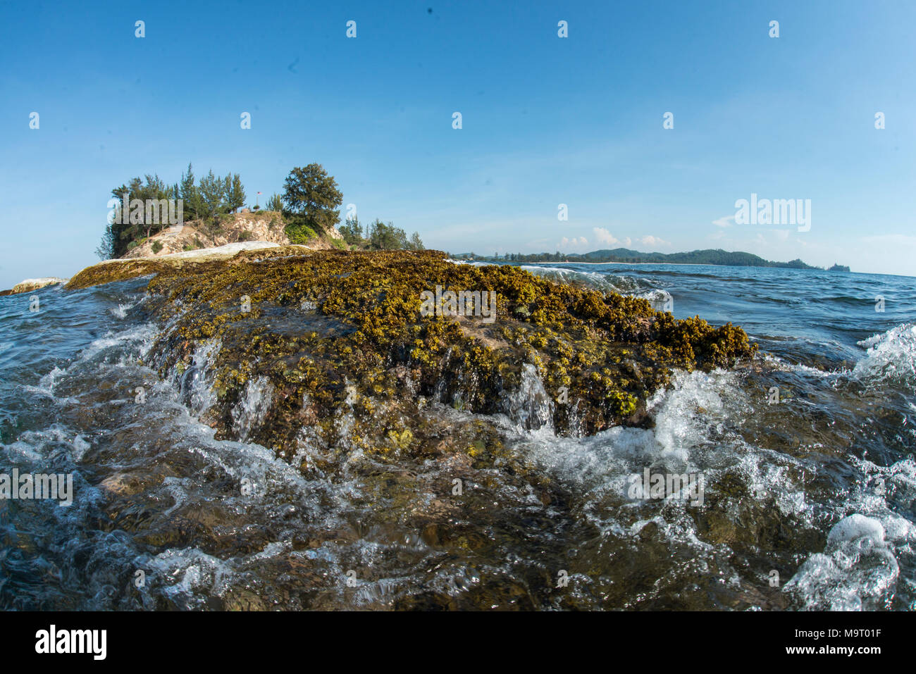 Der Tipp von Borneo, Kudat, Sabah, Malaysia, Borneo, Stockfoto
