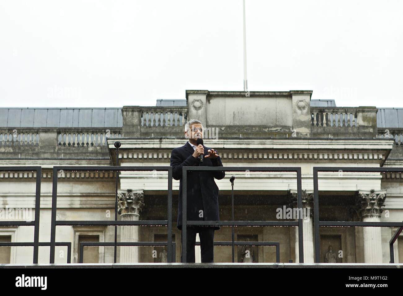 Vierte Plint Enthüllung MAJOR VON LONDON Stockfoto