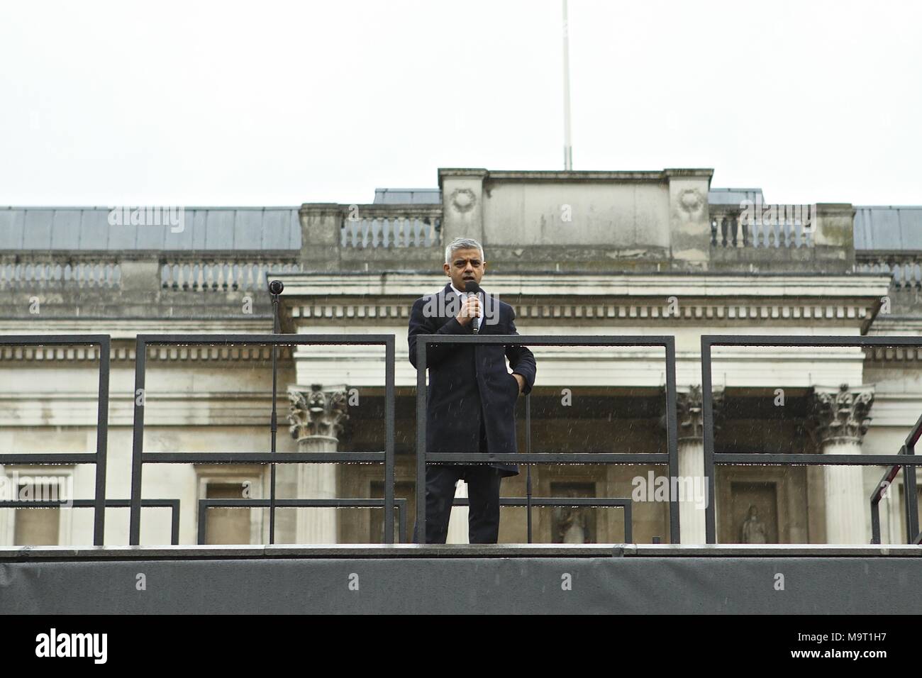 Vierte Plint Enthüllung MAJOR VON LONDON Stockfoto