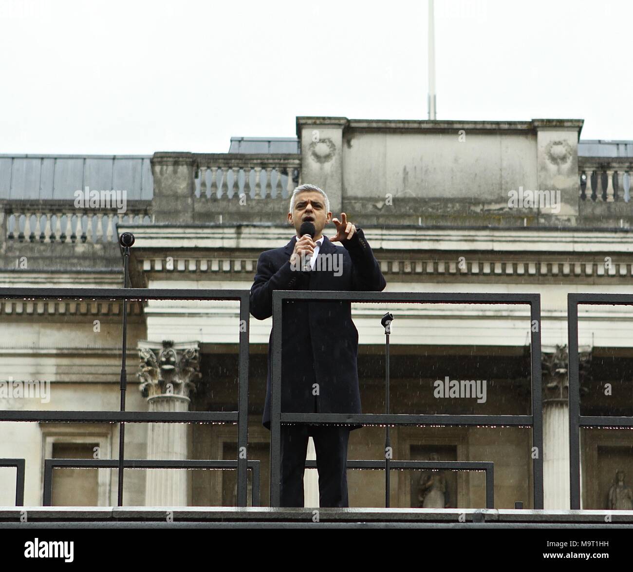 Vierte Plint Enthüllung MAJOR VON LONDON Stockfoto