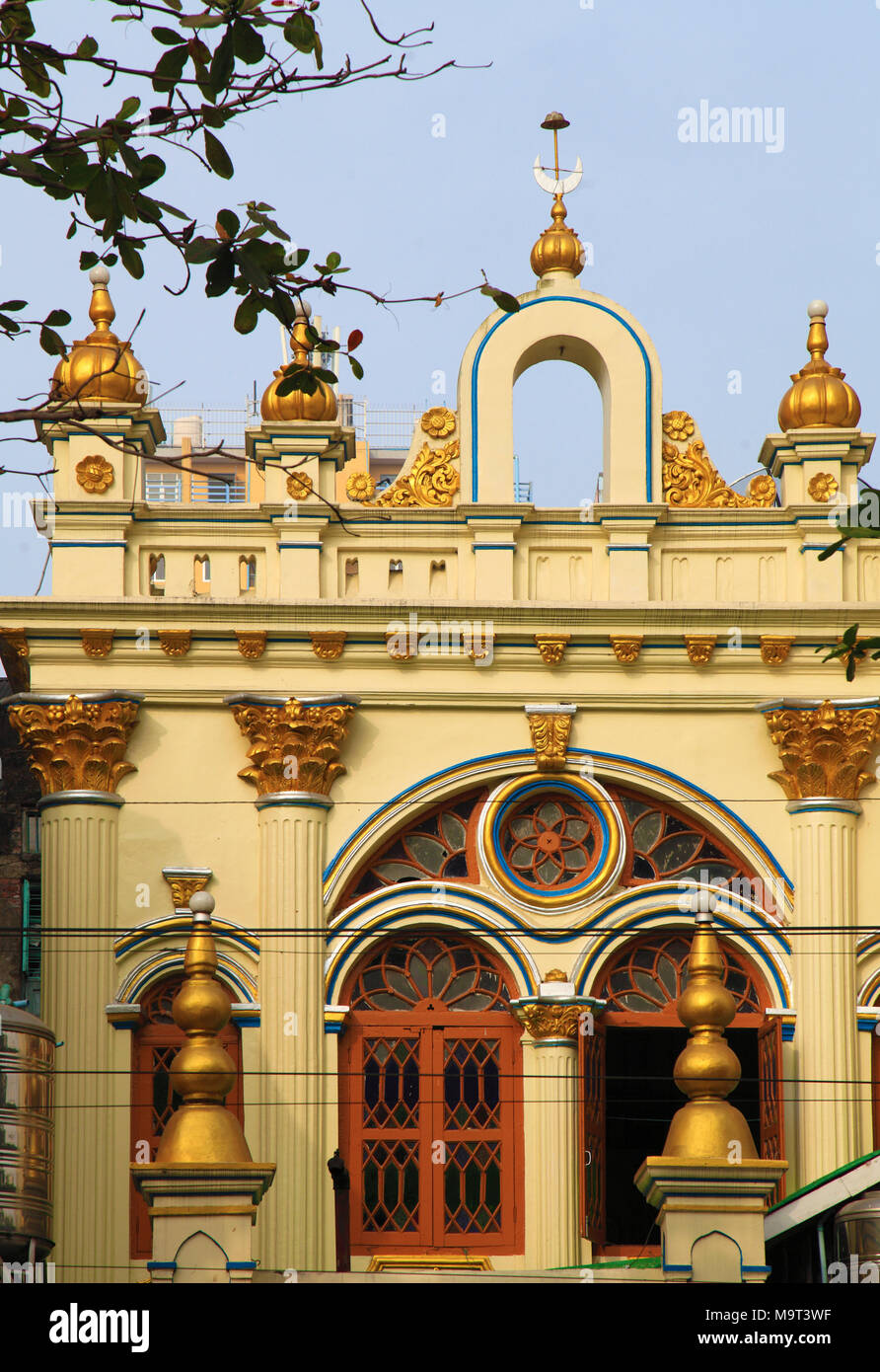 Myanmar, Yangon, Jamae Nasrapuri Moja sunnitische Moschee, Stockfoto