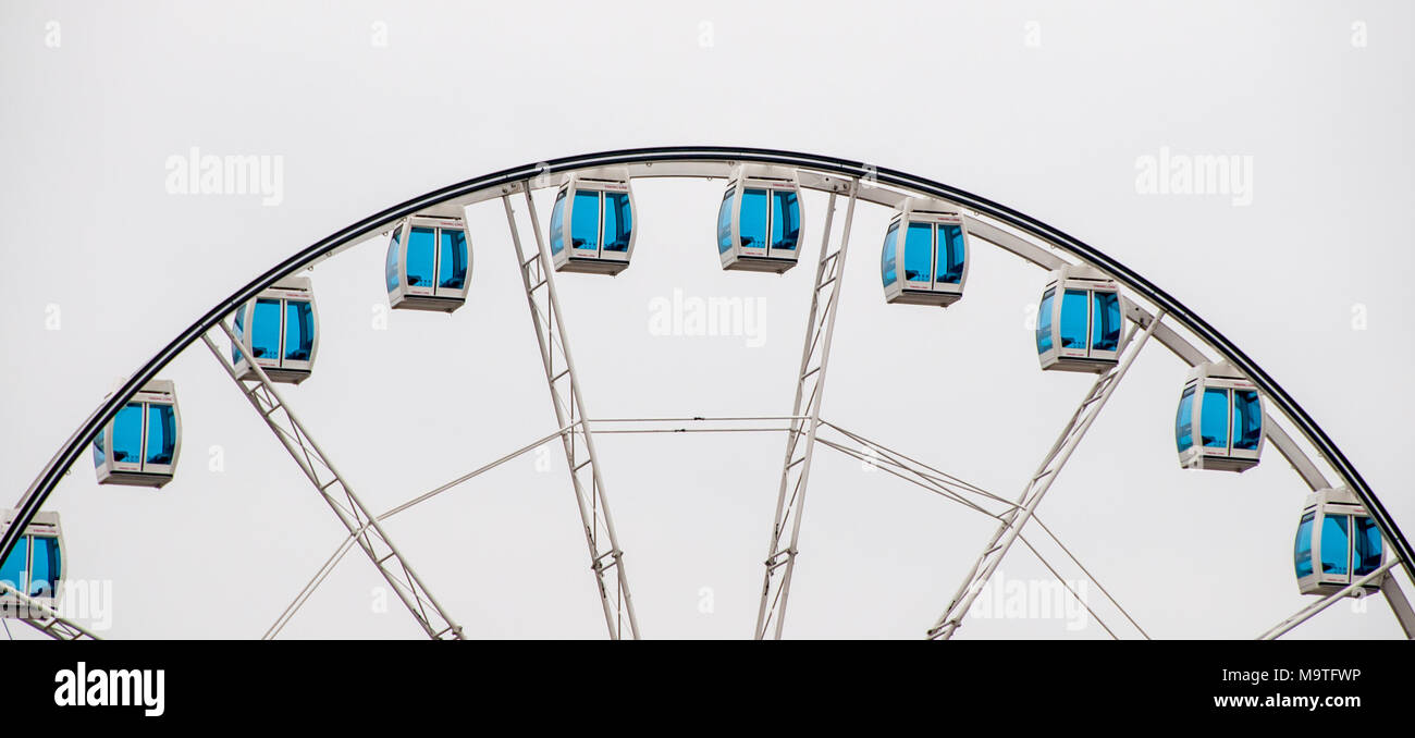 Helsinki, Finnland: Detail der riesigen vertikal drehenden Rad im Hafen von Helsinki in Finnland Stockfoto