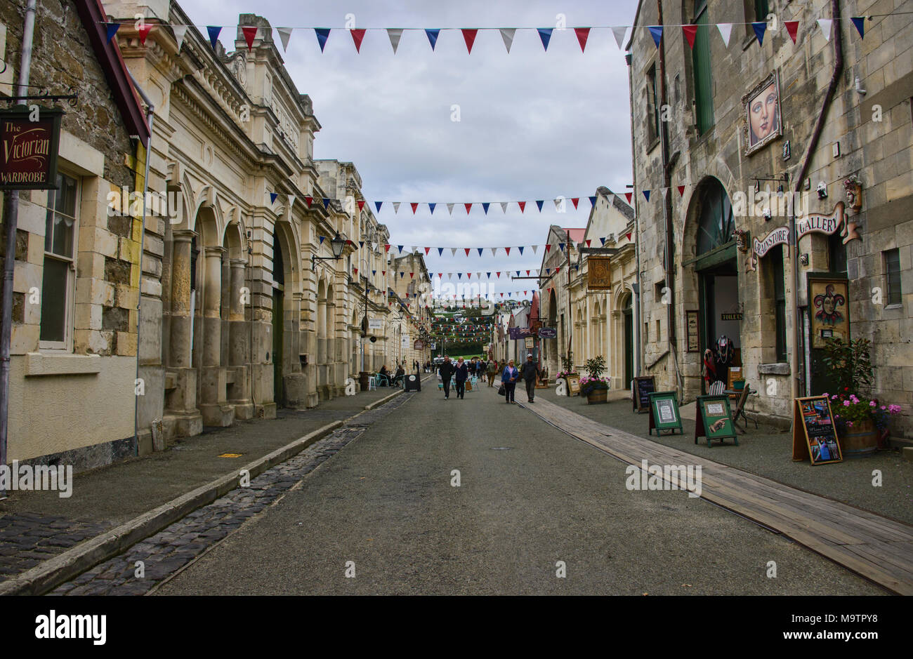 Der Oamaru historischen viktorianischen Precinct, Oamaru, Neuseeland Stockfoto