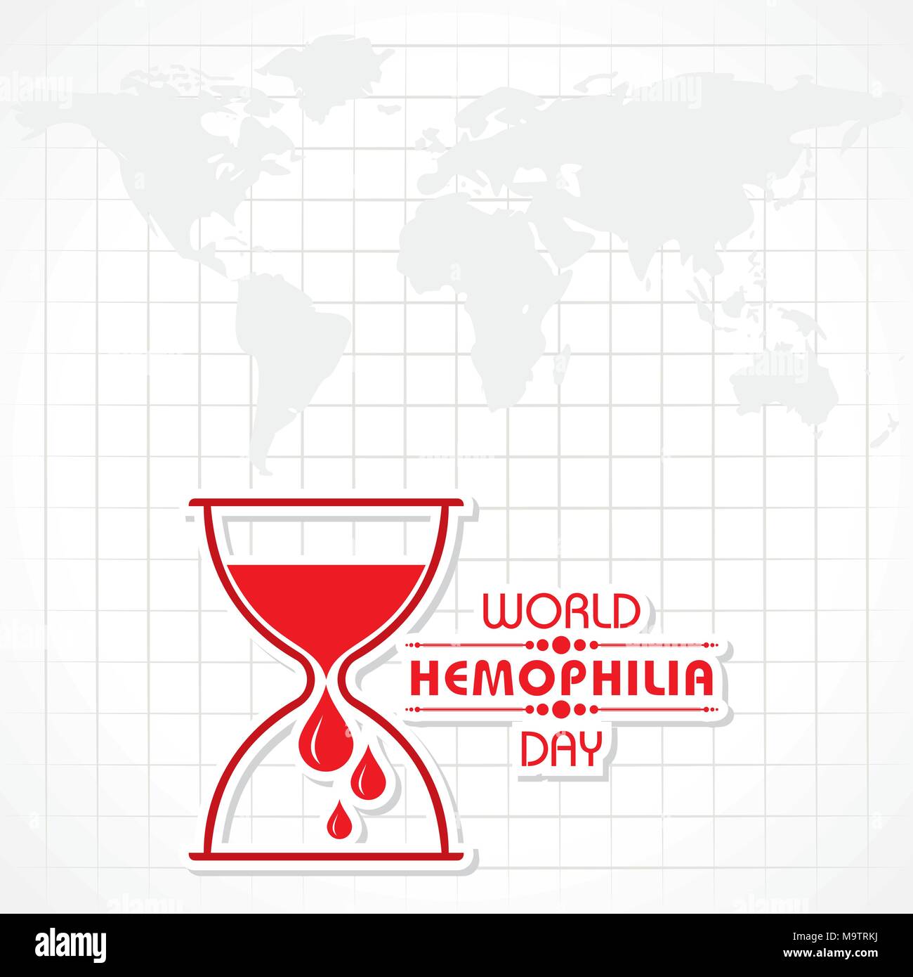 Welt Aids Tag Vector Illustration. Geeignet für Grußkarte, Poster und Banner Stock Vektor