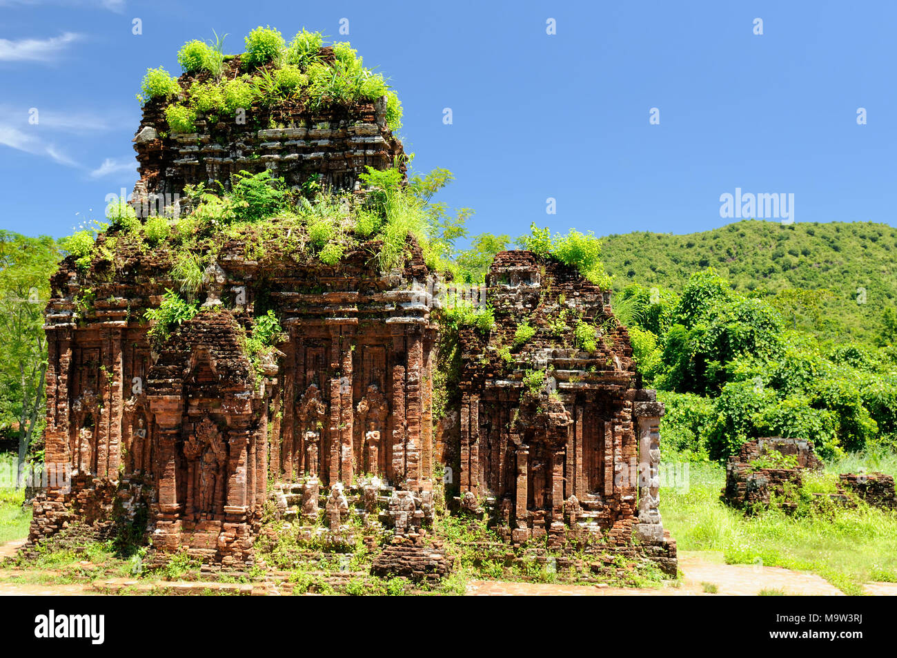 Alten Hindu-Tempel meines Sohnes in der Nähe von Hoi An. Vietnam Stockfoto