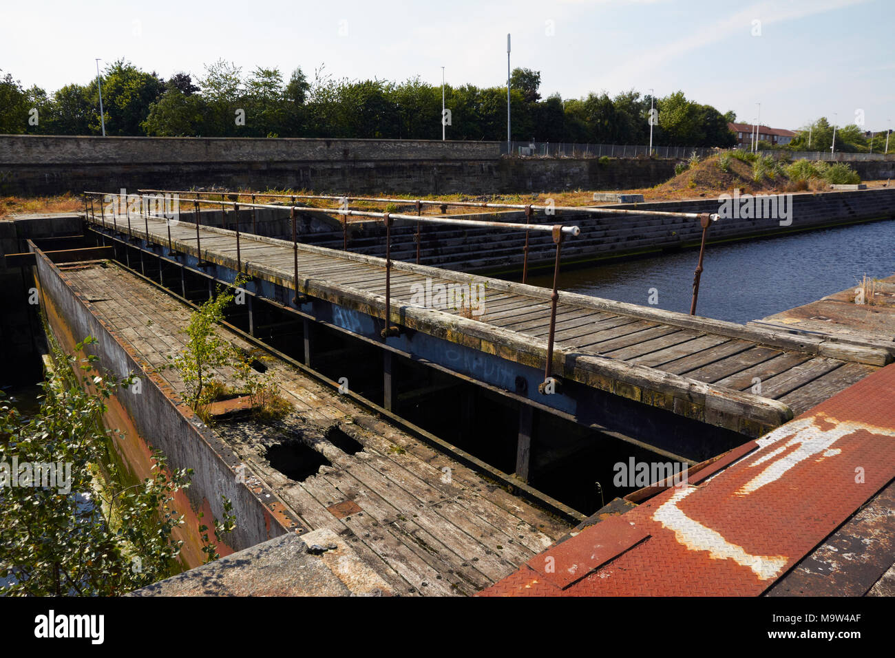 Govan graving Docks Glasgow Schottland Stockfoto