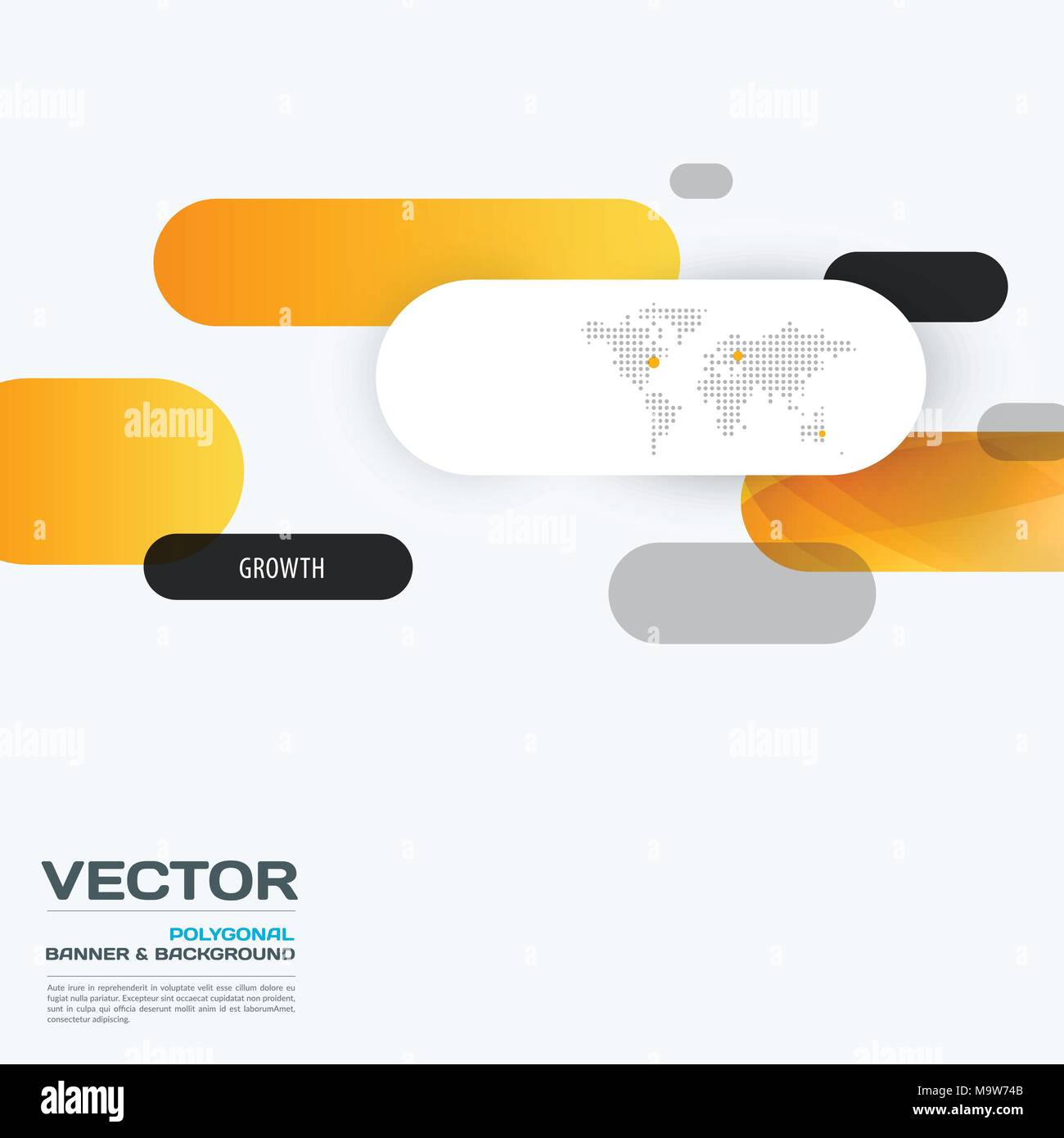 Business Design der abstrakten Vektor Elemente für die grafische Vorlage. Moderne Hintergrund. Stock Vektor