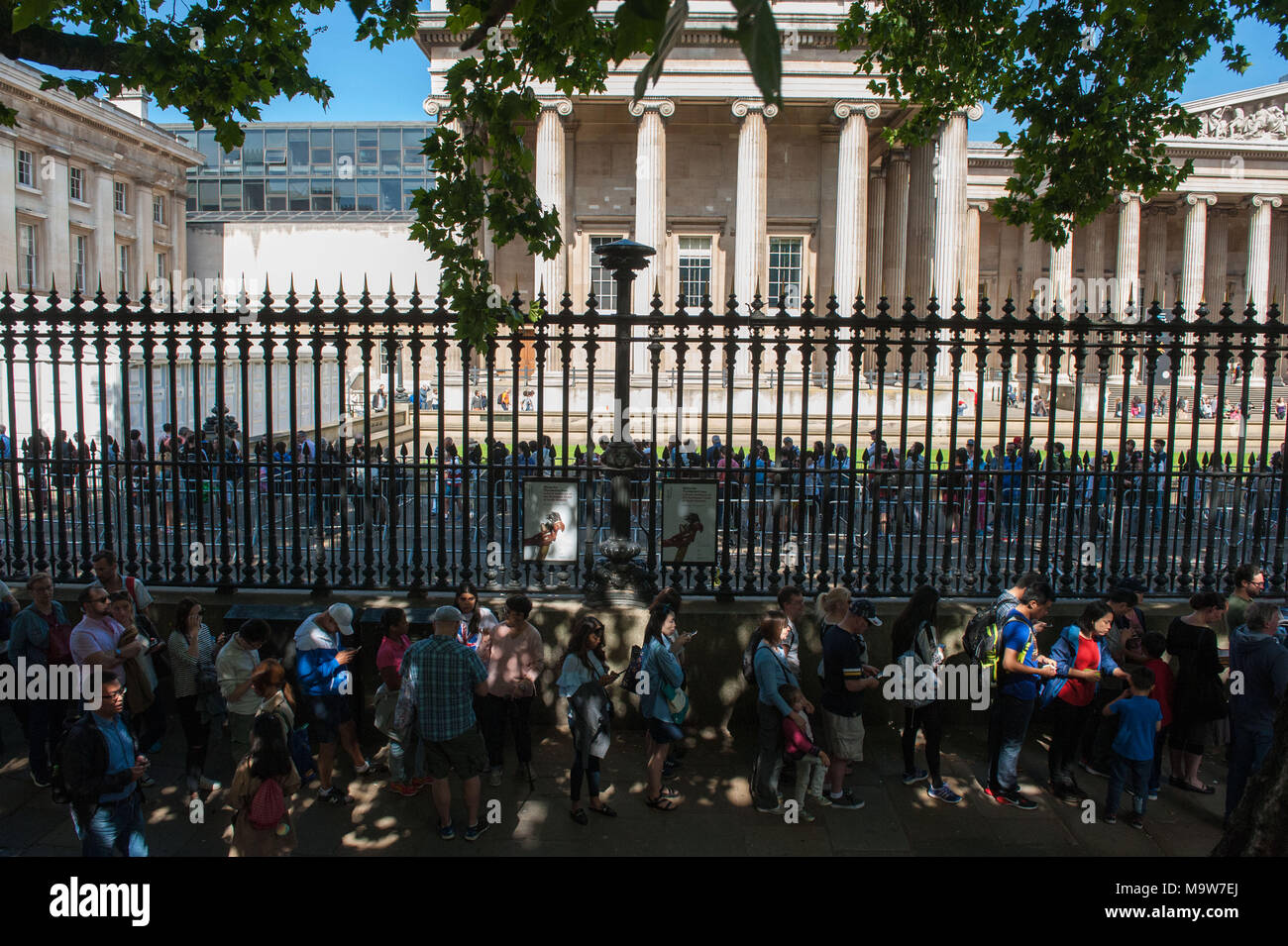 London. Das British Museum. Vereinigtes Königreich. Stockfoto