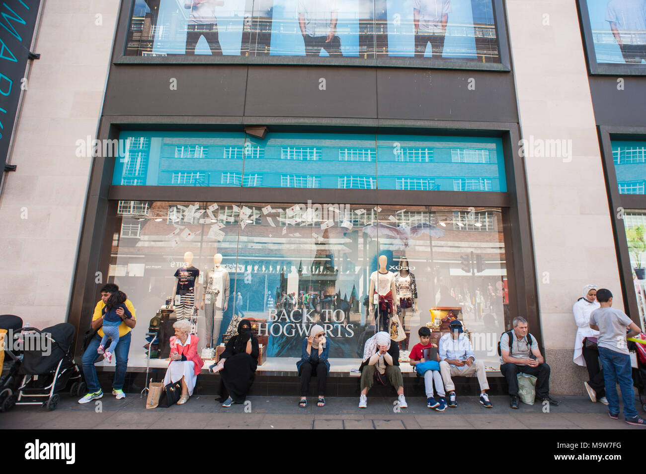 London. Die Oxford Street. Vereinigtes Königreich. Stockfoto