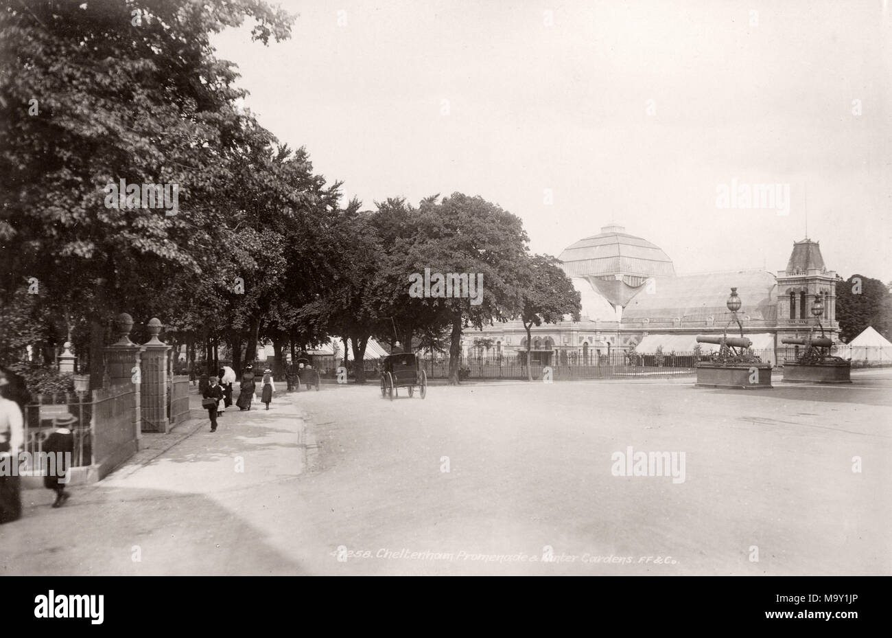 Jahrgang 19 Foto - Vereinigtes Königreich - Cheltenham, die Winter Gardens Stockfoto