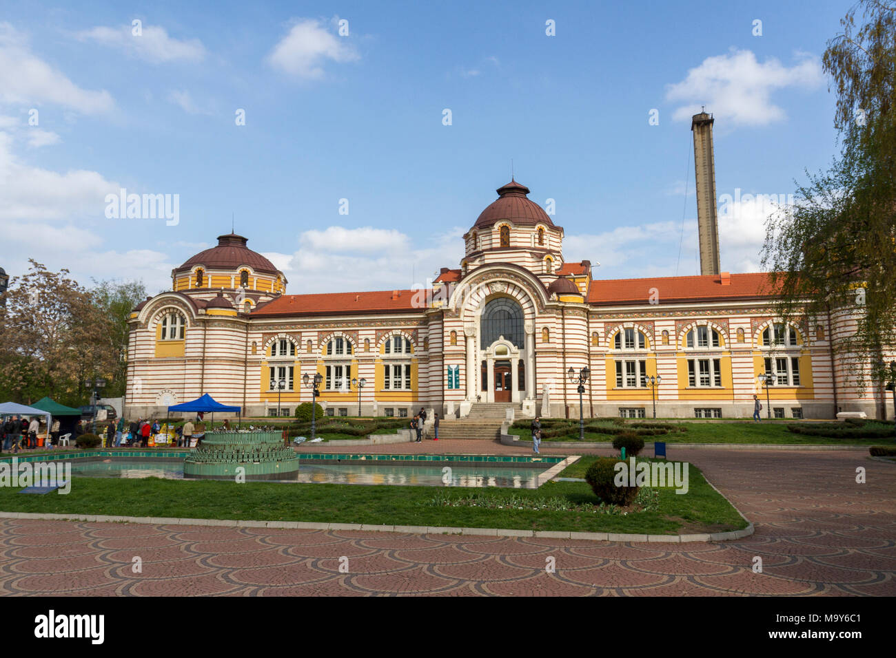 Die regionale Geschichte Museum, Banski Sq, Sofia, Bulgarien. Stockfoto