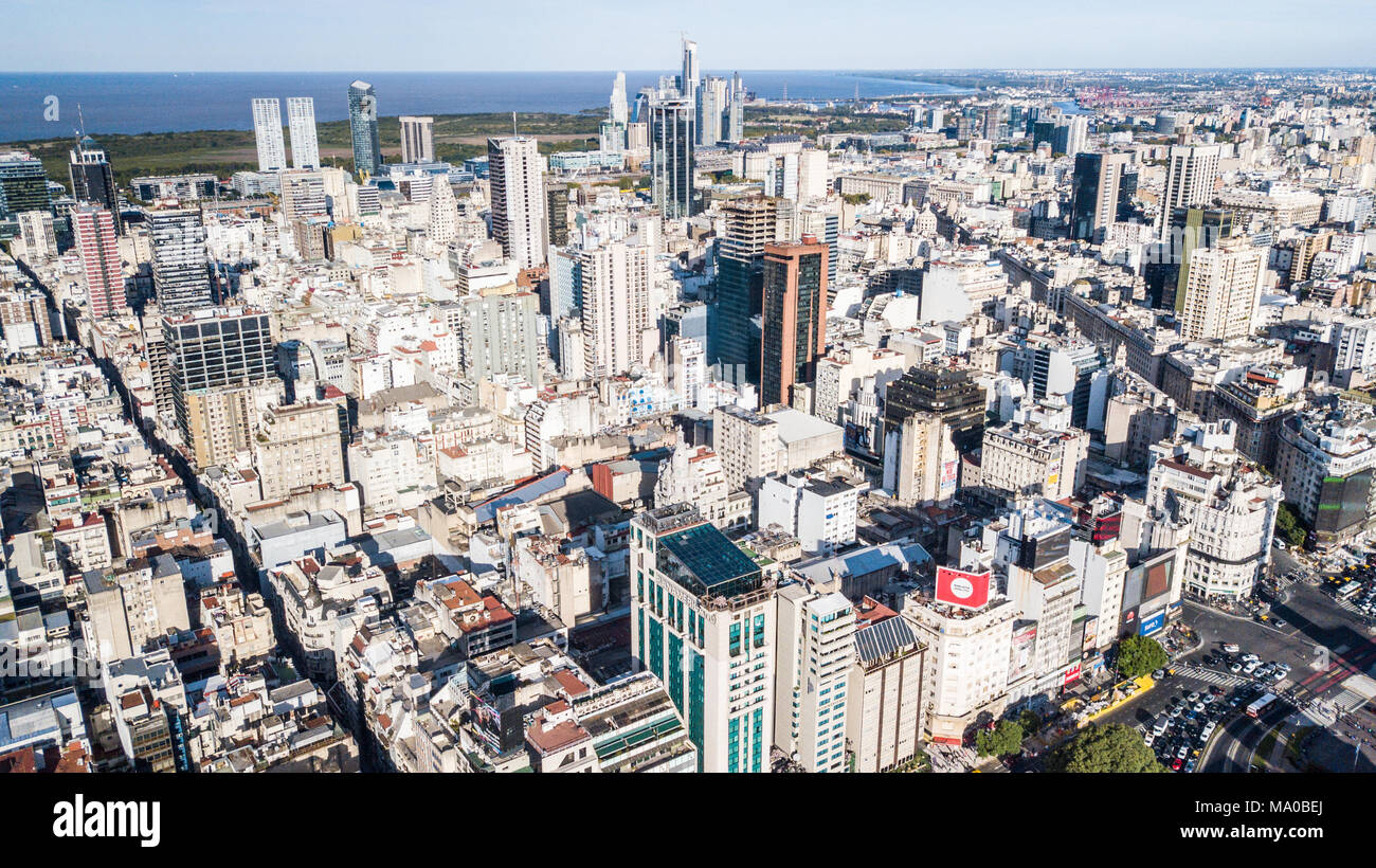 Skyline, Buenos Aires, Argentinien Stockfoto