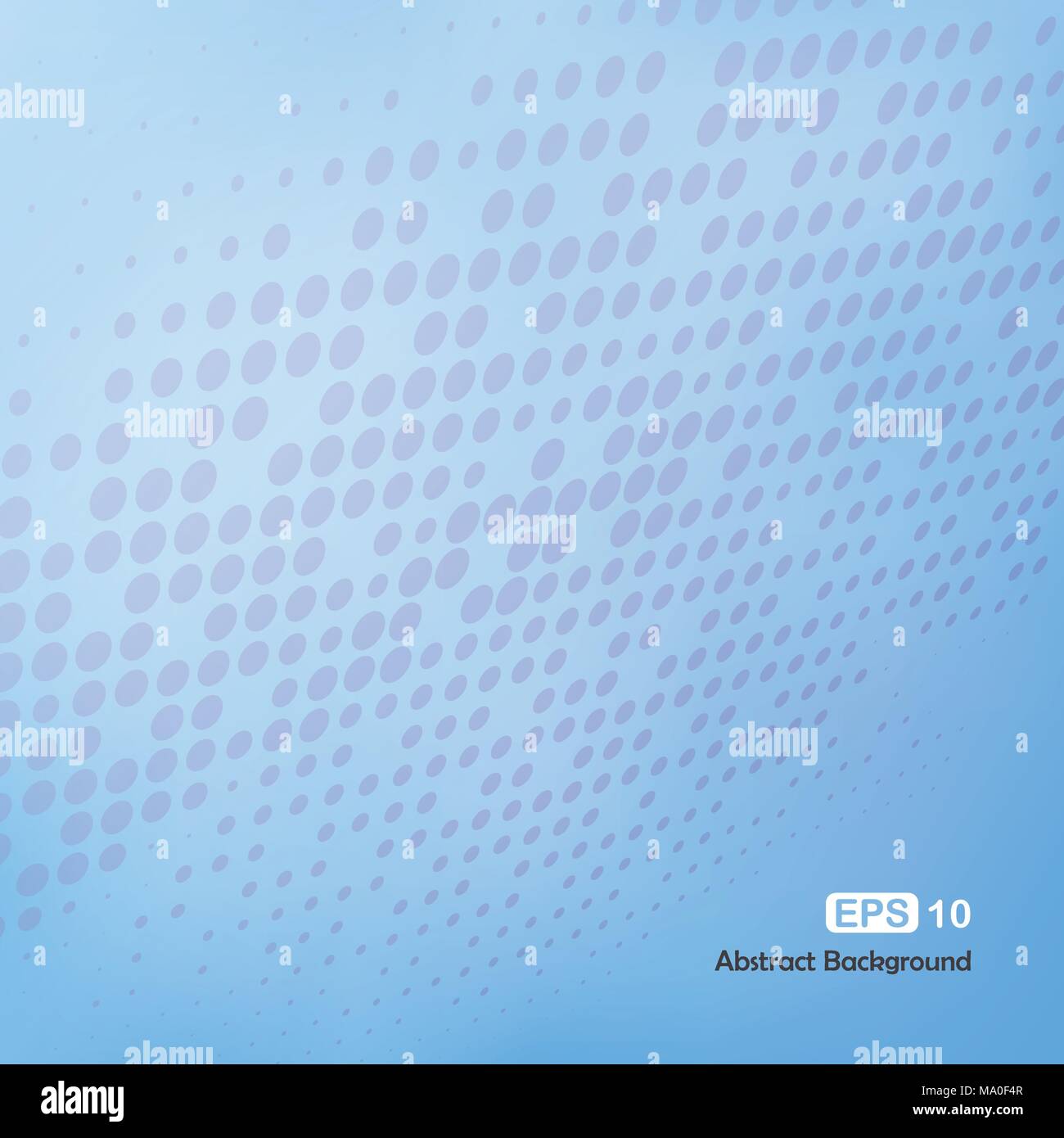 Zusammenfassung von blauer Himmel mit lila Punkten in geometrischen Formen, Muster, Vector Illustration eps 10. Stock Vektor