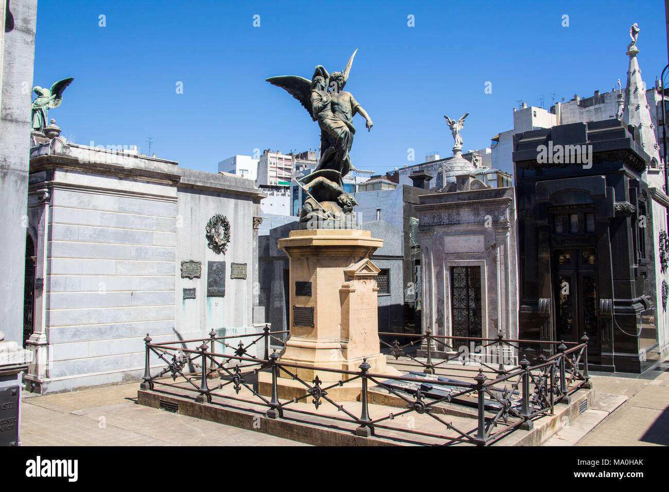 Cementerio de la Recoleta oder La Friedhof von Recoleta, Buenos Aires, Argentinien Stockfoto