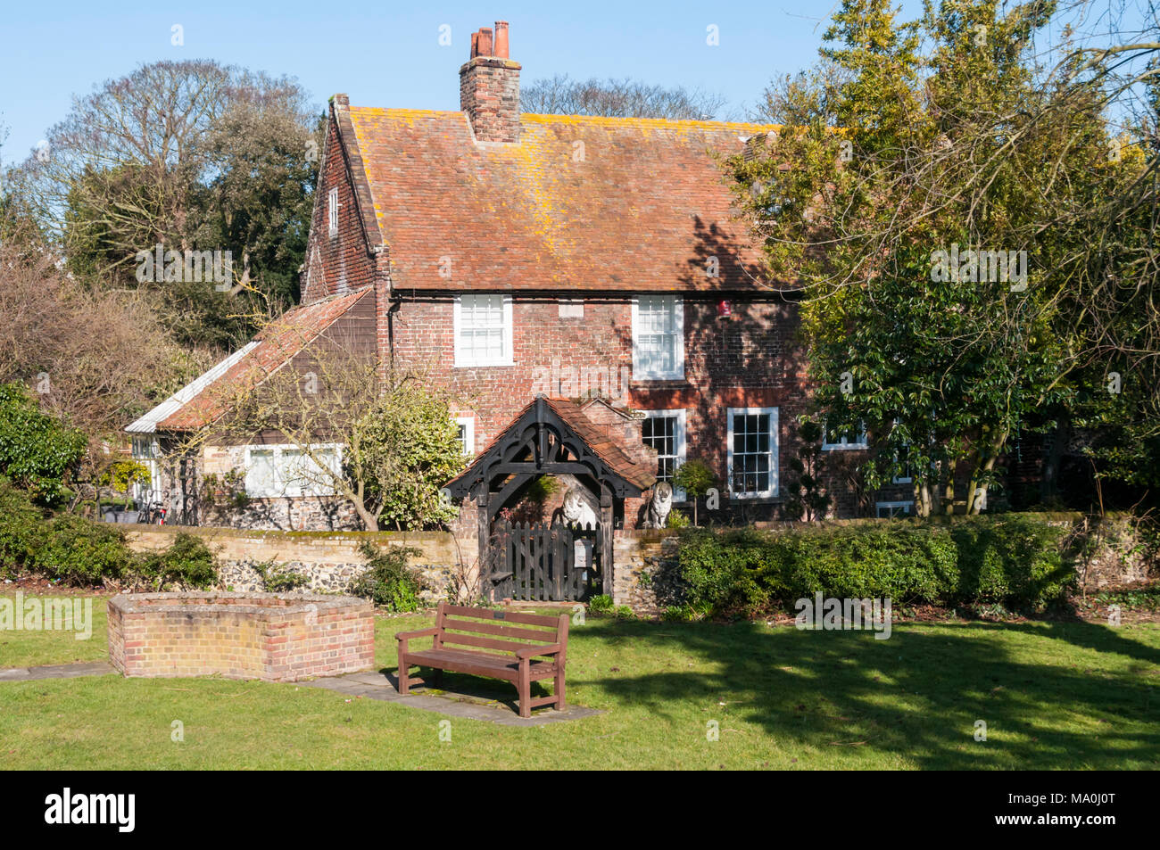 Das alte Bauernhaus an St. Peters, Broadstairs, Kent Stockfoto