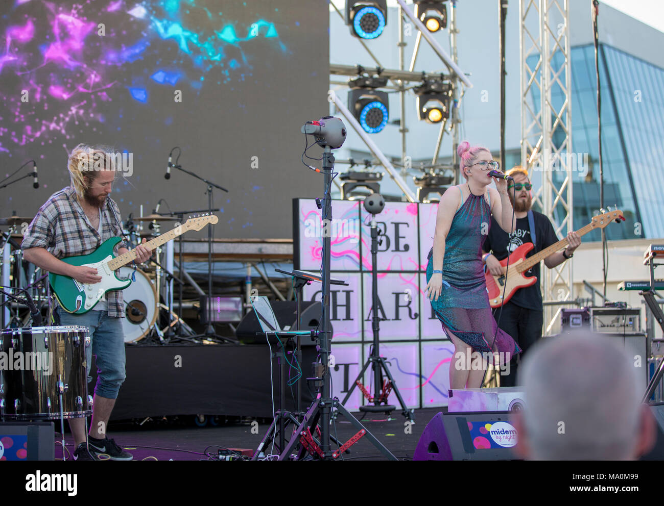 Charlotte werden während der Musikmesse 2017, Cannes, Frankreich, 6. Juni 2017 Stockfoto