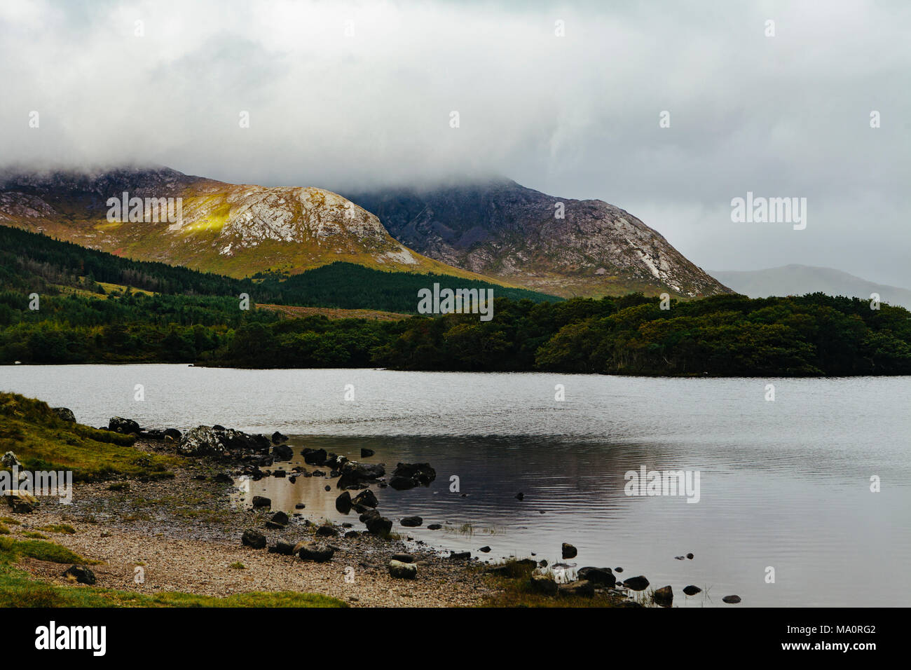 Fjorde in Carna, Connemara, Galway, Irland Stockfoto