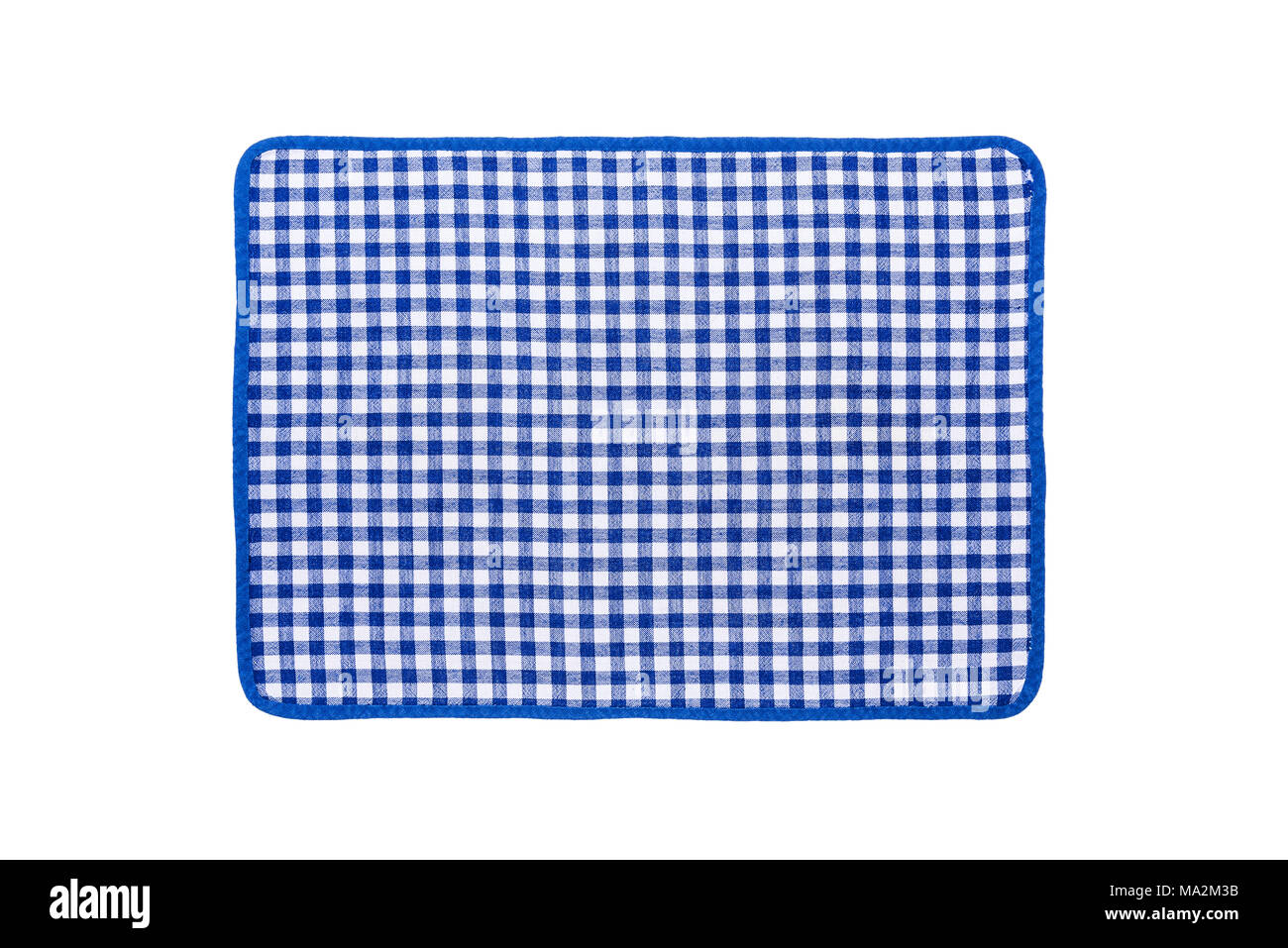 Checkered Küche Tuch. Stockfoto