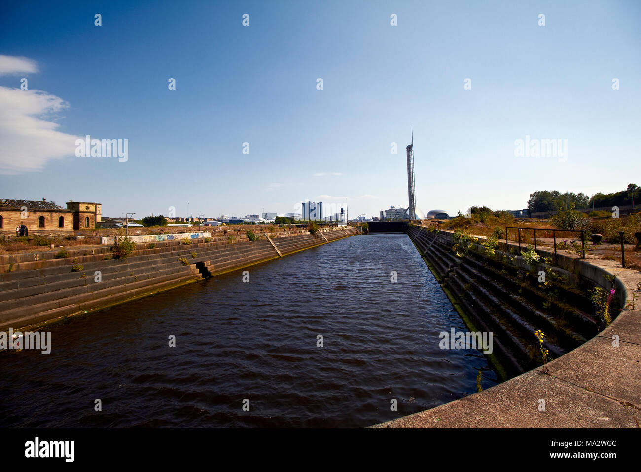Govan graving Docks Glasgow Schottland (2) Stockfoto