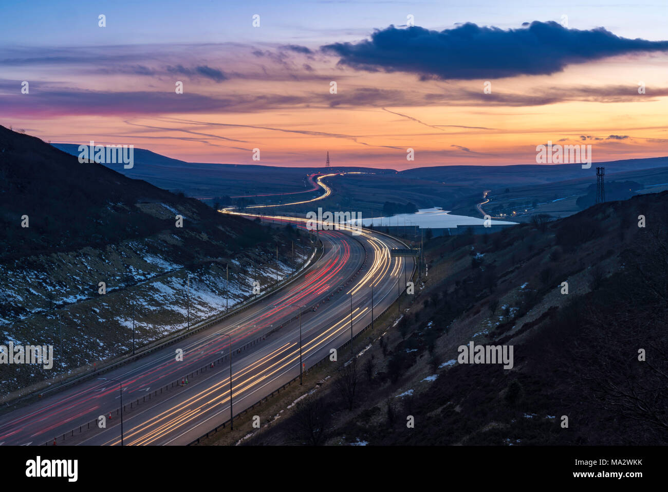Rainbow Bridge, Scammonden, West Yorkshire, United Kindsom Stockfoto