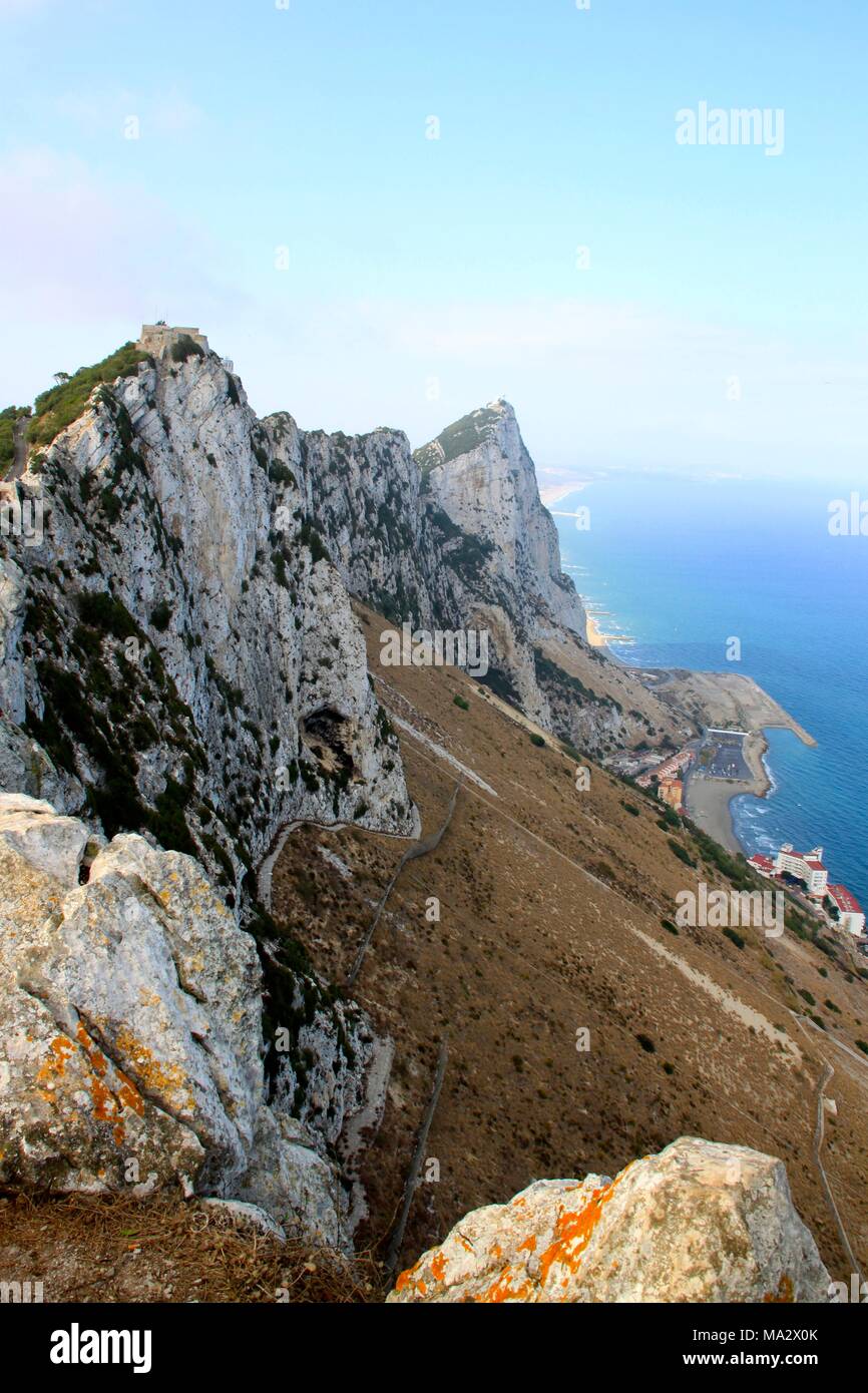 Gibraltar Landschaft Stockfoto