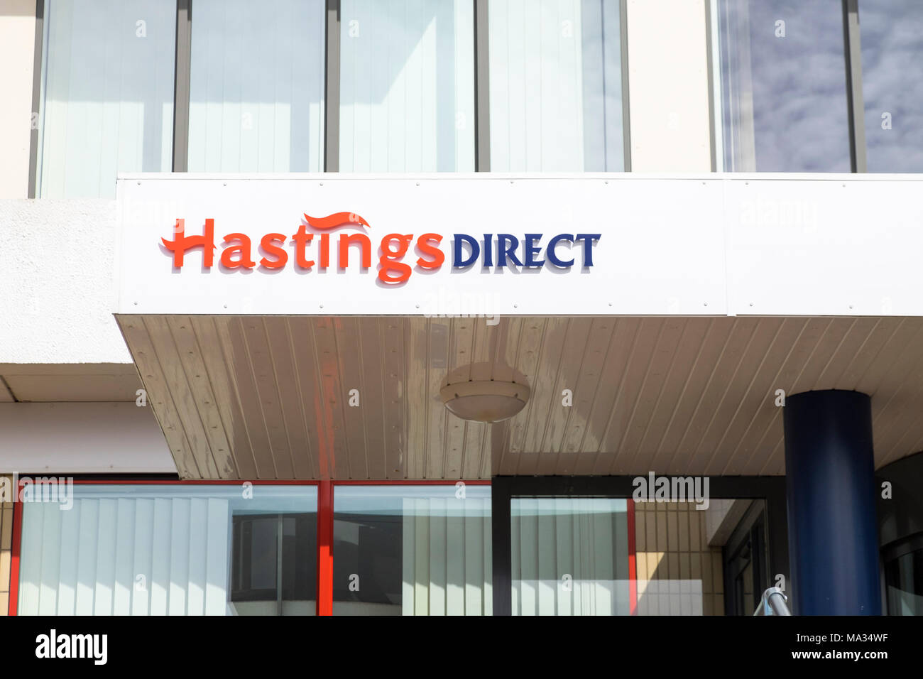 Hastings Direktversicherung, Conquest House, Collington Avenue, Bexhill-on-Sea, East Sussex, Großbritannien Stockfoto
