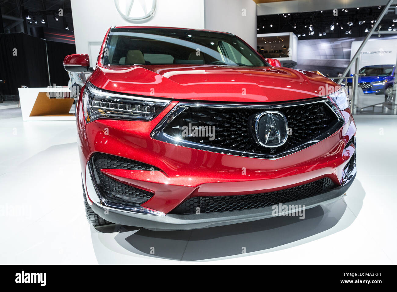 New York, NY - 29. März 2018: Acura RDX SH auf Anzeige an 2018 New York International Auto Show" im Jacob Javits Center Credit: Lev radin/Alamy leben Nachrichten Stockfoto