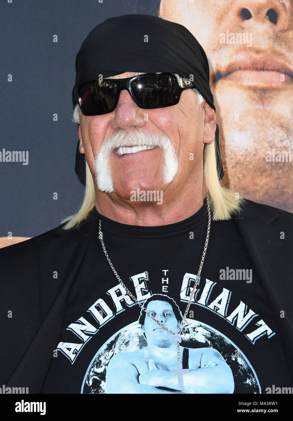 Hollywood, CA, USA. 29 Mär, 2018. 29. März 2018 - Hollywood, Kalifornien - Hulk Hogan. "Andre der Riese'' Los Angeles Angeles Premiere gehalten an ACinerama Kuppel. Photo Credit: Birdie Thompson/AdMedia Credit: Birdie Thompson/AdMedia/ZUMA Draht/Alamy leben Nachrichten Stockfoto